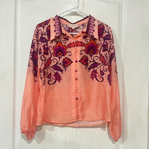 FINAL PRICE NWOT Ciebon Linen Top - Picture 1 of 6